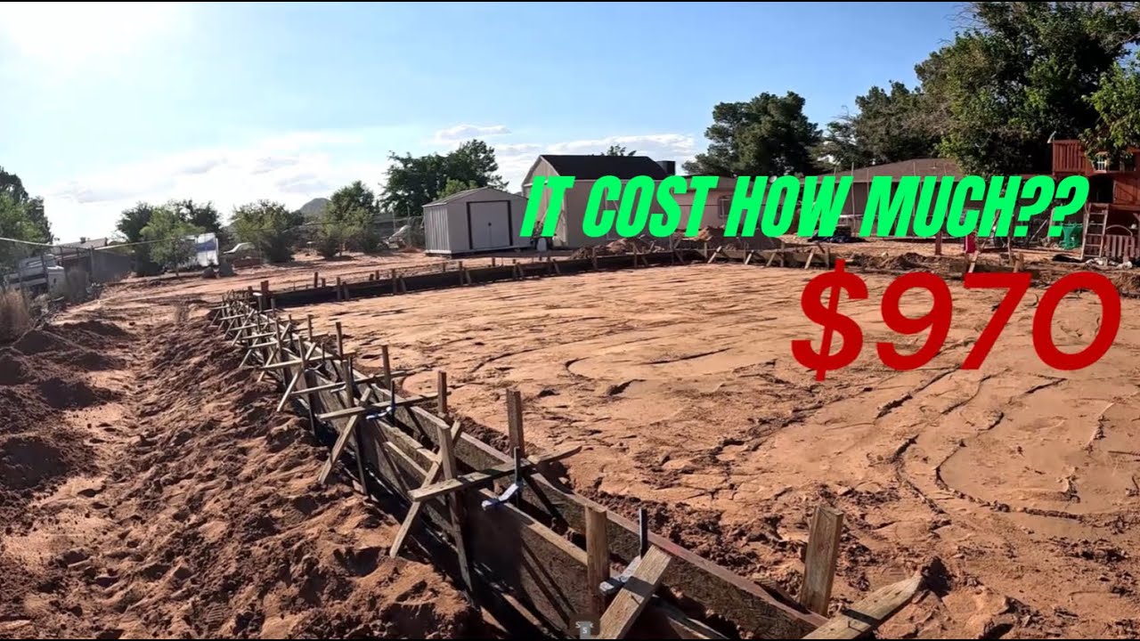 30x40 Shop Build | (California) PART 1 [cost forms] - YouTube