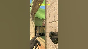 B Site Flash For Clutch Or When Just Fall Mirage CS2 #shorts