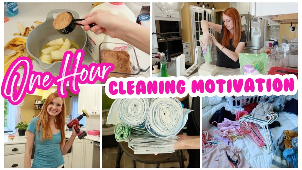 Clean With Me Over 1+ Hour Cleaning Motivation!!! Slay At Home Mother YouTube