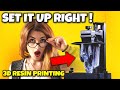 2. How LEVEL your build plate &amp; Test a 3D Resin Printer