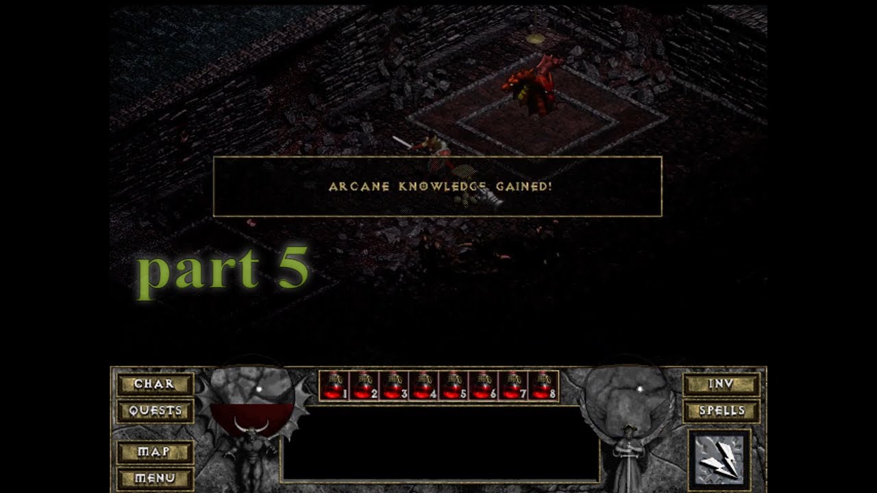 Diablo Hellfire :  -  The Chamber Of Bone - blindly playthrough no commentary