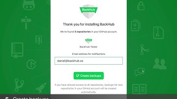 How to create a GitHub backup with BackHub