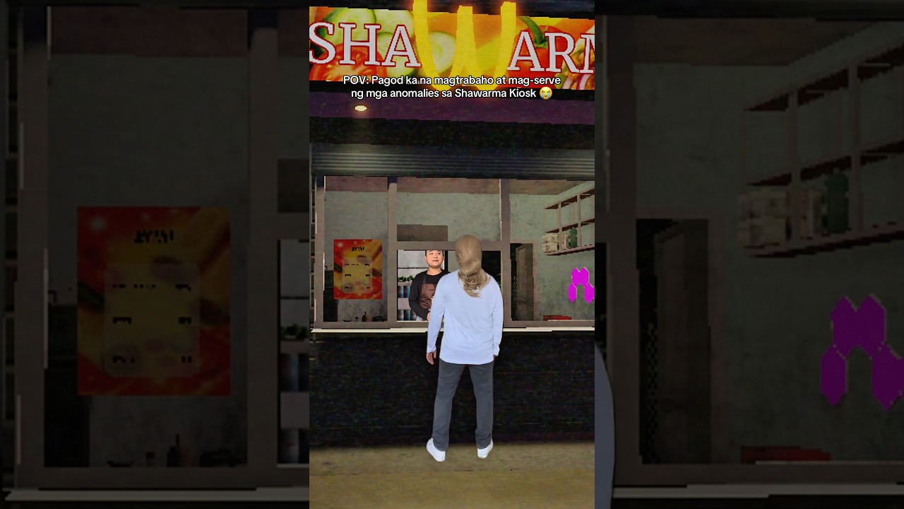 Welcome to your night shift at Shawarma Kiosk 😭 