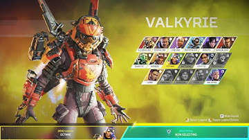 Apex Legends Valkyrie Birthright Unique Select Animation