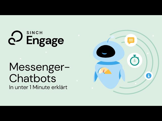 Watch Sinch Engage – Chatbot in unter 1 Minute erklärt on YouTube.