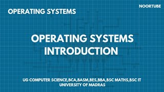 Operating System introduction | Process Management online class
