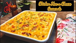 Chicken Mac n Cheese Casserole || Classic Mac n Cheese with Chicken(Baked)
