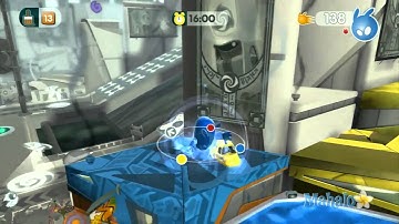 De Blob 2 Walkthrough - Blanctown Section 3 - Part 1