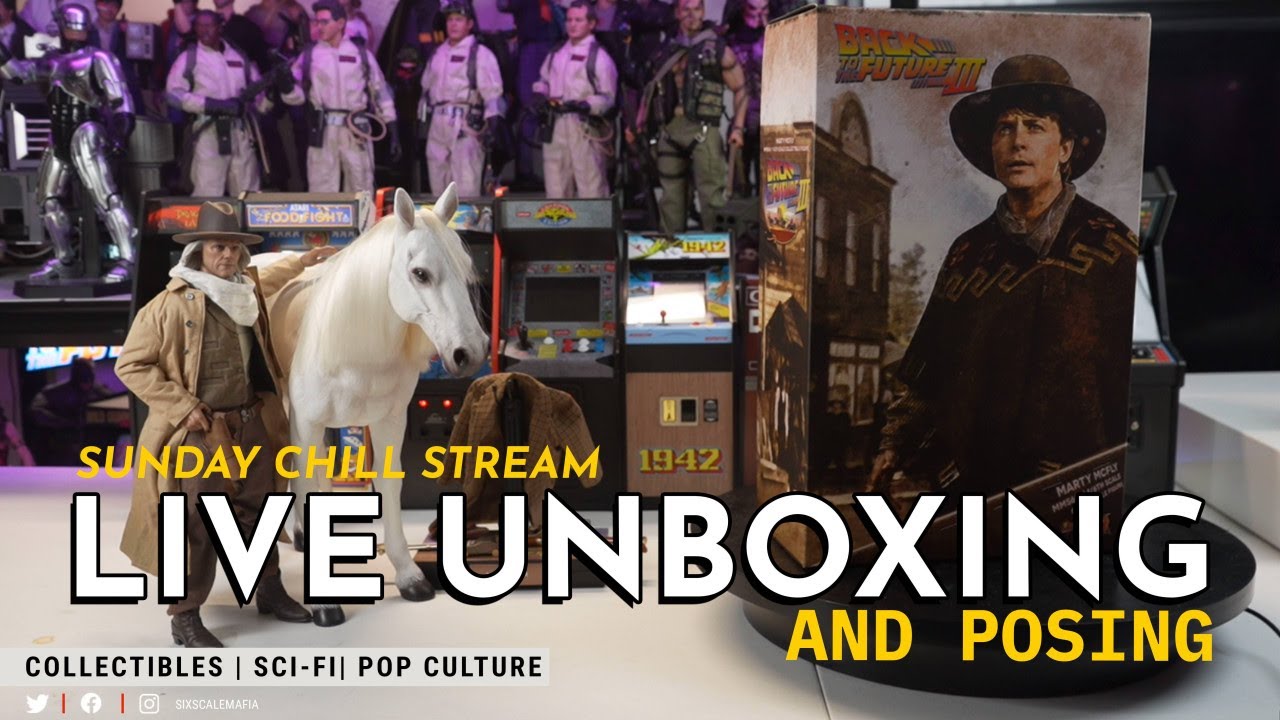 Unboxing and posing Hot Toys Back to the Future 3 Marty McFly - YouTube