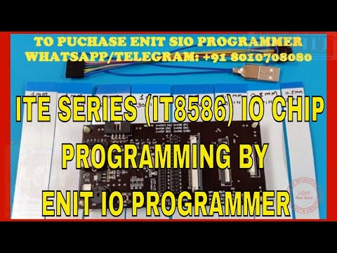 ITE IO Chip Programming By ENIT IO Programmer.