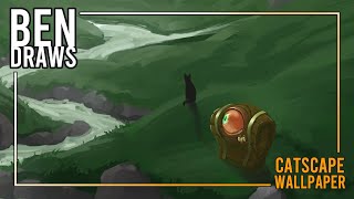 March 2024 - Wallpaper Drawing Timelapse & Story