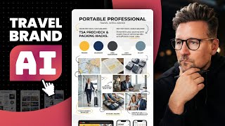 I Rebranded this TRAVEL TIPS Business in 45 mins with AI (Live Demo)