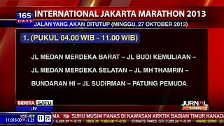 Sejumlah Jalan Ditutup Selama Jakarta International Marathon