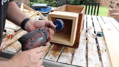 How to Make a Honey Bee Trap Out Box (Used for difficult bee removals)