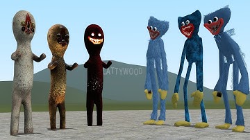 SCP-173s VS HUGGY WUGGYS!! Garry
