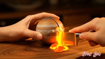 Solar System ASMR: Equator Knife Cuts ...