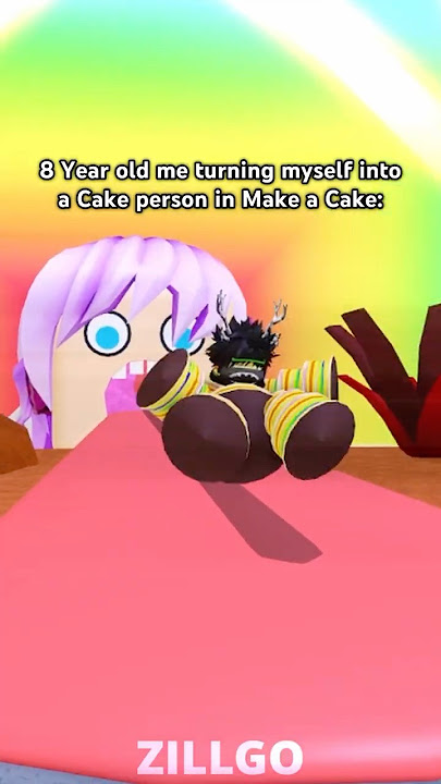 Make a Cake | #zillgo #roblox #animation