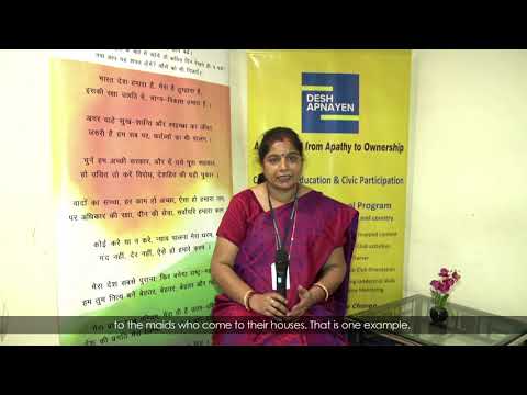 ACTIZEN AWAAZ_Mrs Manjari Shrivastav Spoke About Desh Apnayen (Actizen) Active Citizenship Program