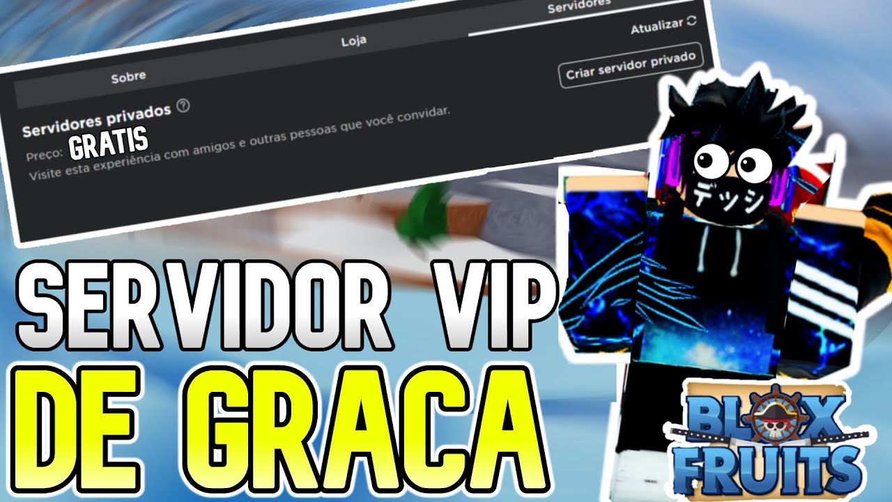 COMO CONSEGUIR SERVIDOR VIP GRÁTIS NO PROJECT MUGETSU (No ClickBait!!!), Roblox