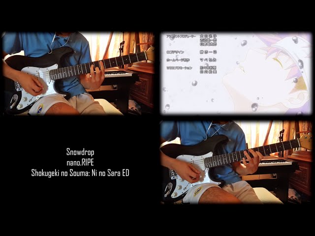 Shokugeki no Souma: San no Sara ED Guitar cover [Kyokyo Jitsujitsu