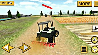 Forage Plow Harvester Simulator - Real Farm Tractor Driving - Android Gameplay screenshot 2