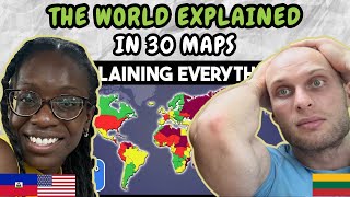 Celebrity REACTION TO The WORLD Explained in 30 Maps! Net Worth