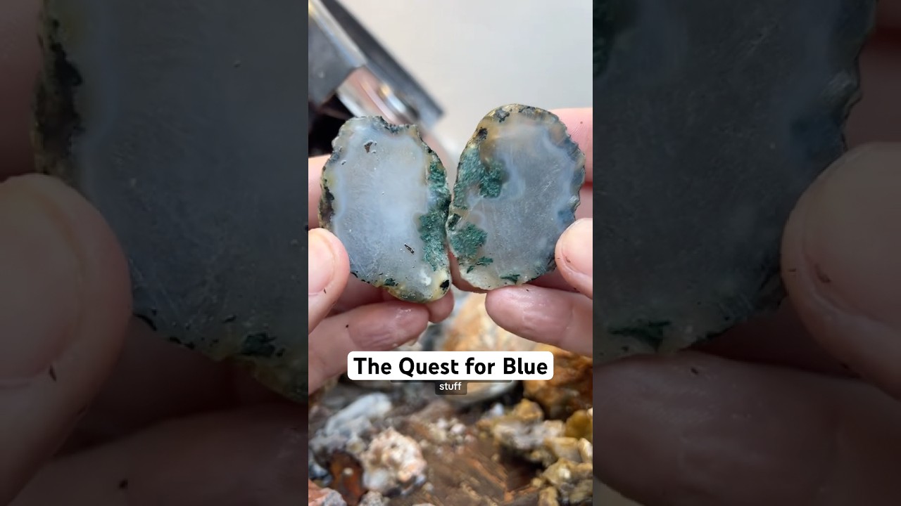 Holley Blue #rockhound #rockhounding #crystals #agate #oregon #gemstones #holleyblue #gem #hollyblue