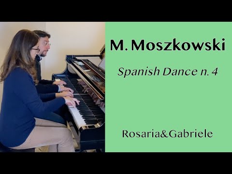 Видео: Moszkowski Spanish Dance n. 4 - Rosaria Borzì & Gabriele Tomasello