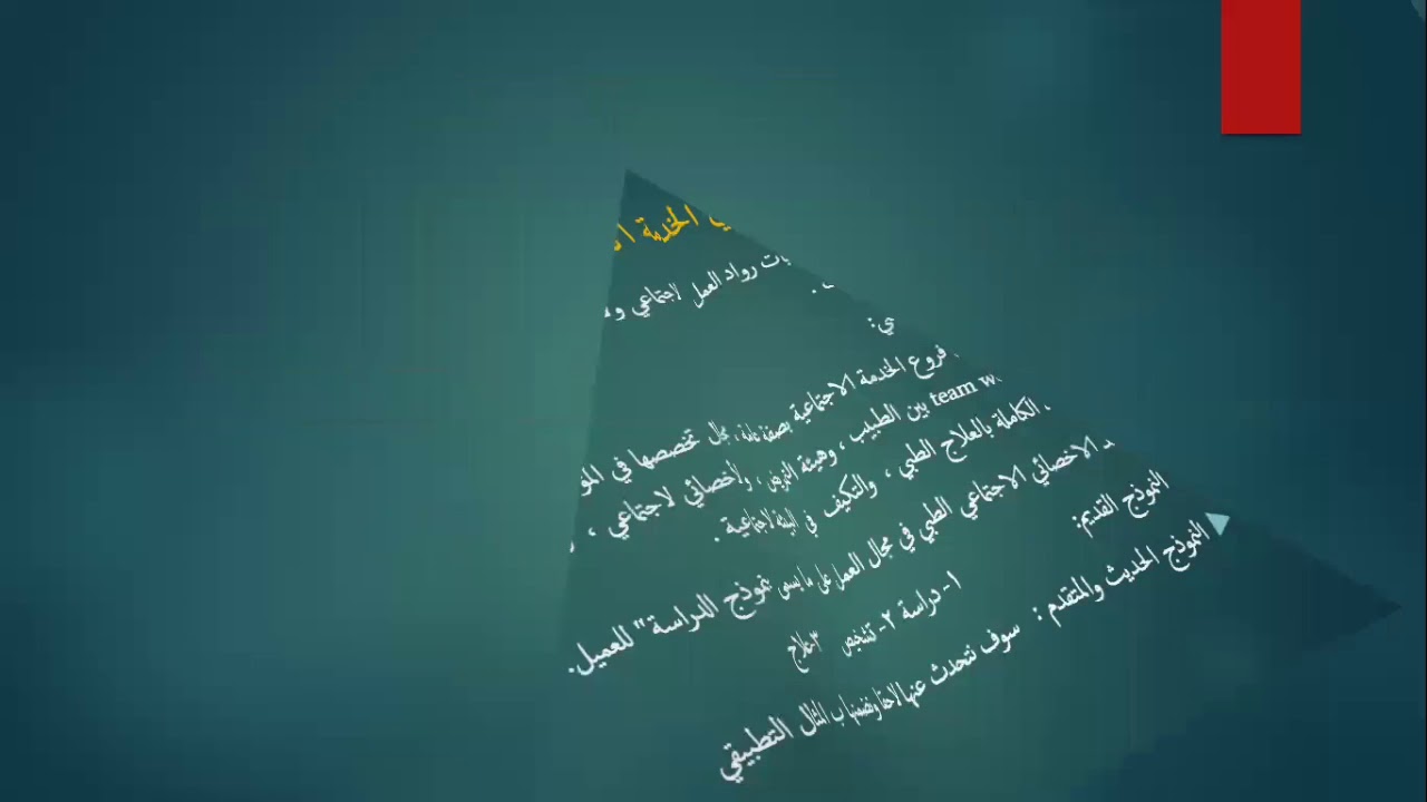 محاضرة بعنوان(‏الأساليب العلاجية الحديثة في الخدمة الاجتماعية) أ. رقية الفله |  المجموعة الاجتماعية