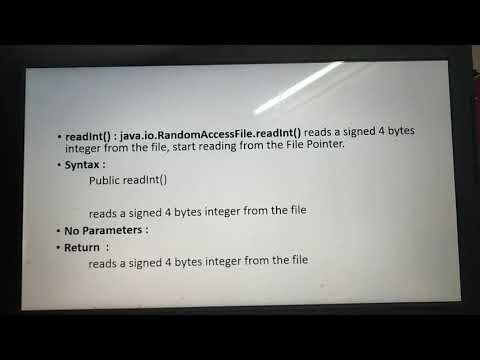 Random access file