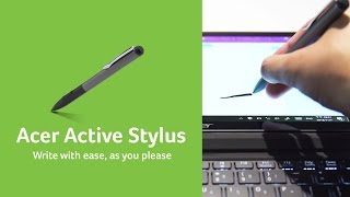 Hoe dan ook harpoen Verbazing Acer l Active Pens for an Active Imagination - YouTube