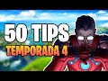 50 CONSEJOS para MEJORAR en la TEMPORADA 4 de FORTNITE