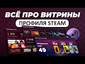 ВСЁ ПРО ВИТРИНЫ ПРОФИЛЯ В STEAM / Оформление профиля стим и разбор всех доступных витрин