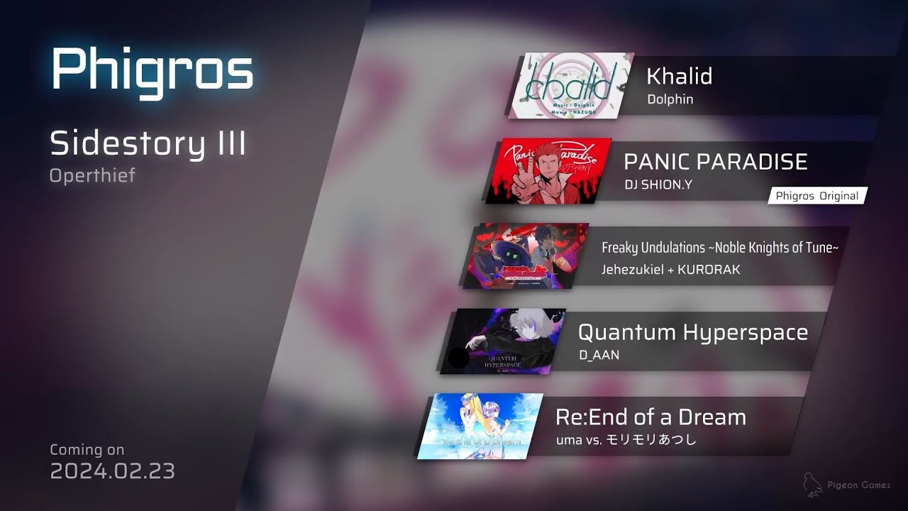 Phigros Update Side story 3. First play - YouTube