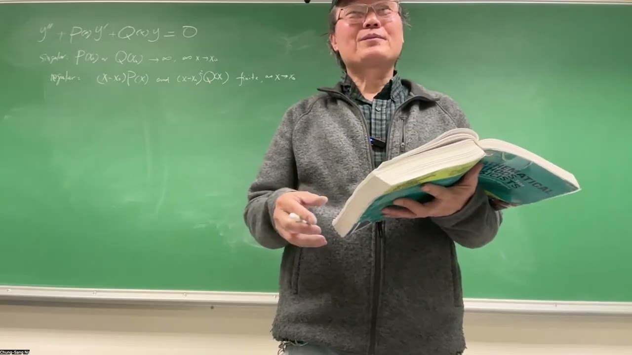 Arfken Section 7.4 Second-Order Linear ODEs - Singular Points