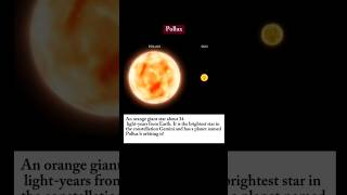 No real image available of pollux #space #planet #spacefacts #earth #fyp #shorts #youtubeshorts