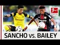 Jadon Sancho vs. Leon Bailey - Speed, Skills & Goals