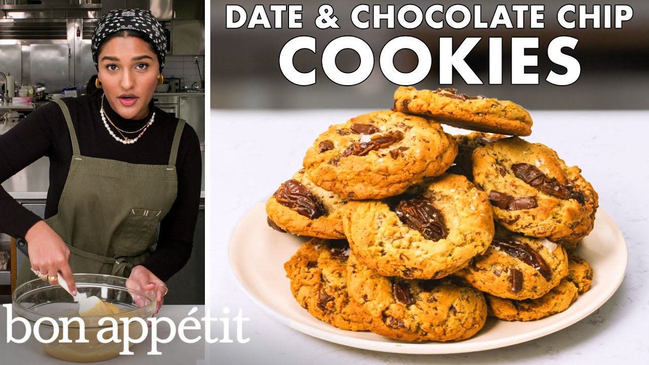 How To Make Dark Chocolate Chip Cookies With Dates   From The Test Kitchen   Bon Apptit