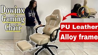 Dowinx 6689 White Gaming Chair Unbox and Assemble screenshot 3