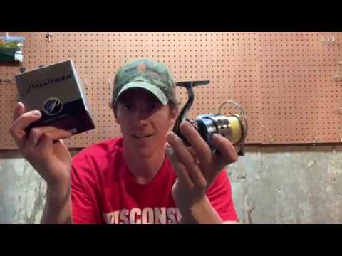 How to properly fill Pflueger President spinning reels with mono and braid!  #spinningreels #braid 