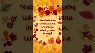 Thanksgiving Wishes for Family and Friends