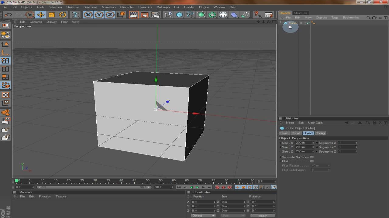C4D Tutorial - The Basics - YouTube