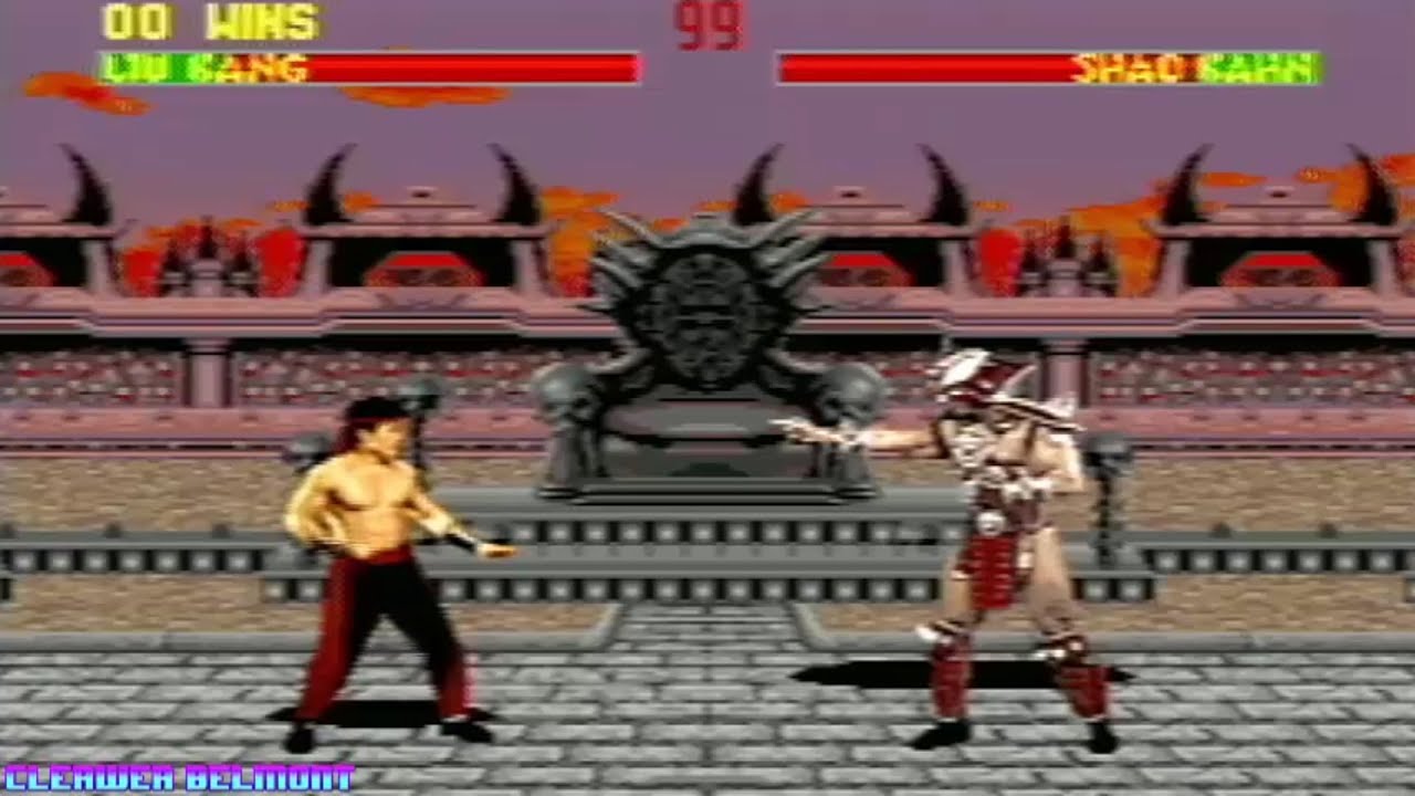 Mortal Kombat II (SEGA Mega Drive/Genesis) Liu Kang Playthrough - Played on real hardware