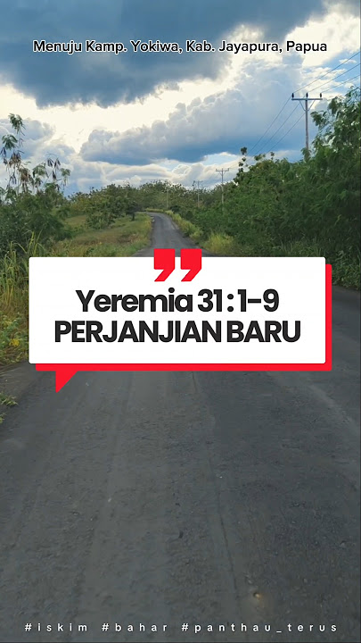TUHAN kasihi 🇮🇱 dg Kasih yg Kekal, shg TUHAN lanjutkn ksih-Nya kpd sgl bgs mllui Salib di Golgota,