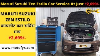 Maruti Suzuki Zen Estilo Service Cost Starting At ₹2,699/- | Genuine Spares | 60Day Service Warranty