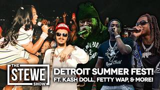 Kash Doll, Fetty Wap, Baby Tron, & More Perform at Detroit Summer Festival!
