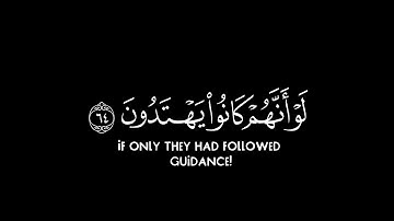 وقيل ادعوا شركاءكم فدعوهم فلم يستجيبوا لهم | كروما شاشة سوداء قرآن | سورة القصص | الشيخ ياسر الدوسري