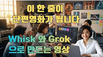 한 줄 스토리로 단편영화 완성하기｜AI 스토리보드 생성기 + Whisk +Grok + CapCut 실전 튜토리얼