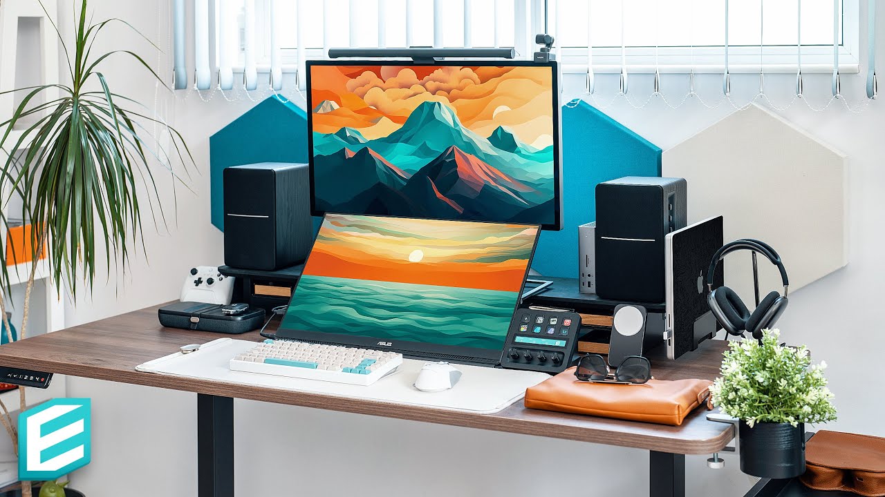 Home Office Dual Monitor Setup : r/desksetup