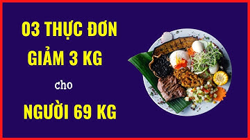 Cách Xây Dựng Thực Đơn Giảm Cân Khoa Học Cho Người 69 Kg | Dược Sĩ Đinh Hương